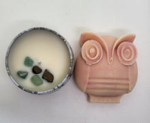 Load image into Gallery viewer, Charming Owl Gift Set: Soap & Candle Duo