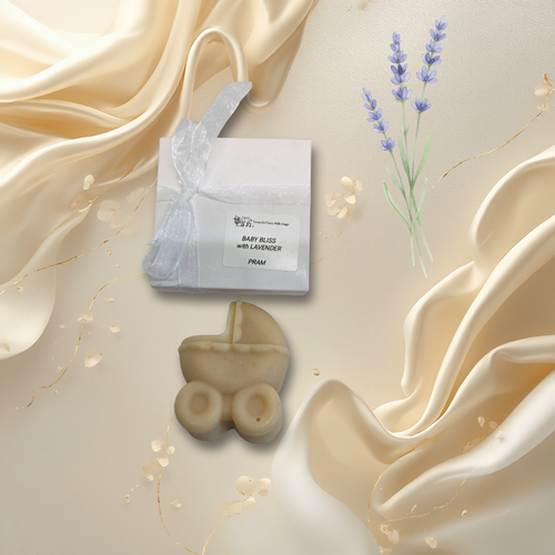 Baby Bliss Goat Milk Soap Novelty Pram approx 70g