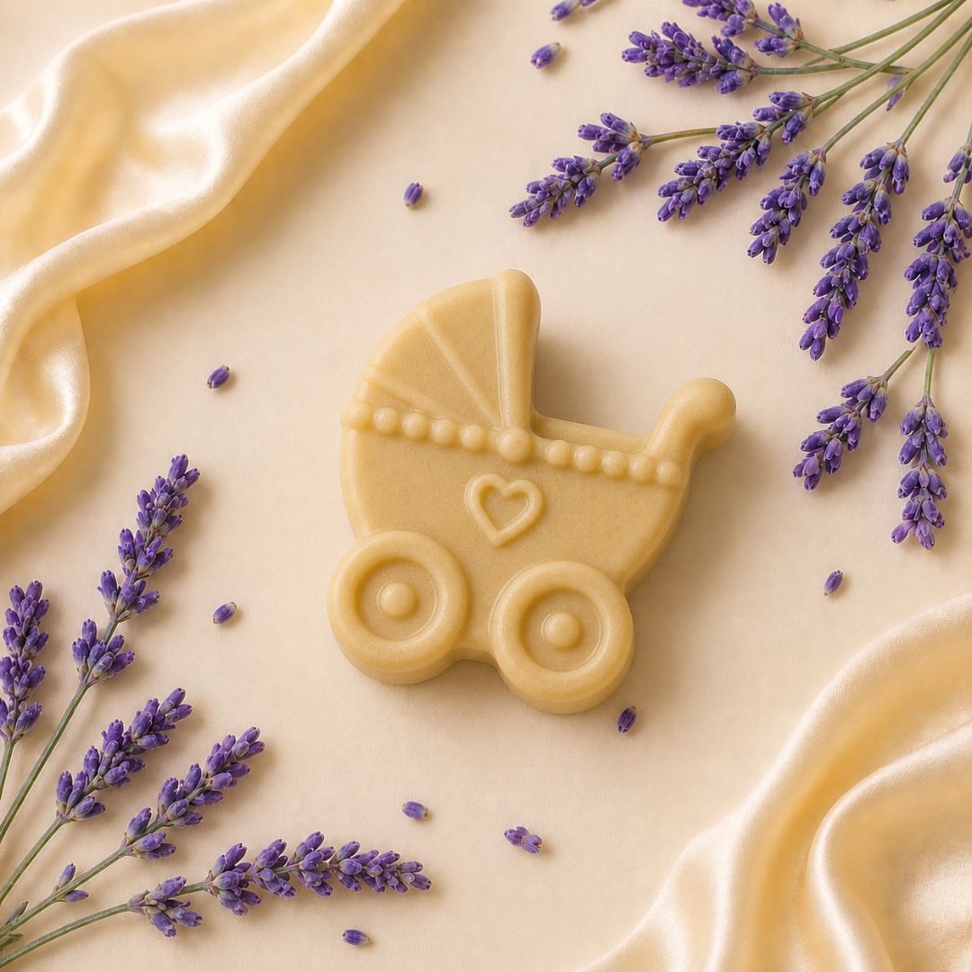 Baby Bliss Goat Milk Soap Novelty Pram approx 70g