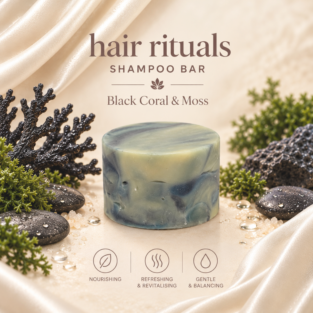 Black Coral & Moss – Goat Milk Shampoo Bar