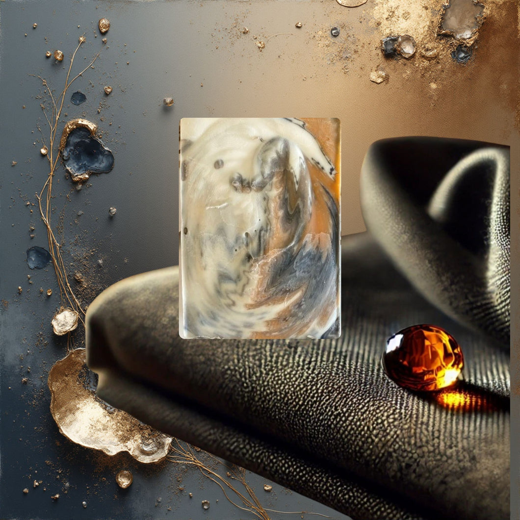 Black Linen and Amber 100g Goat Milk Soap