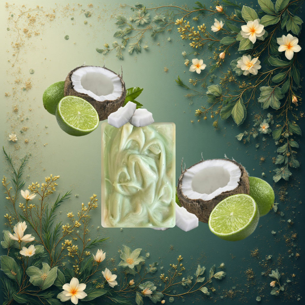 Coconut and Lime 100g Goat Milk Soap