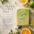 Golden Citrus Silk 100g Goat Milk Soap