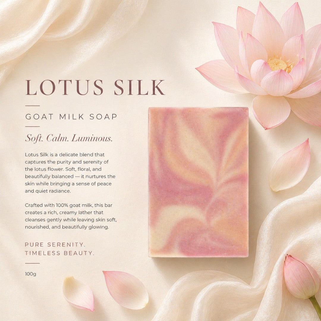 Lotus Silk 100g Goat Milk Soap