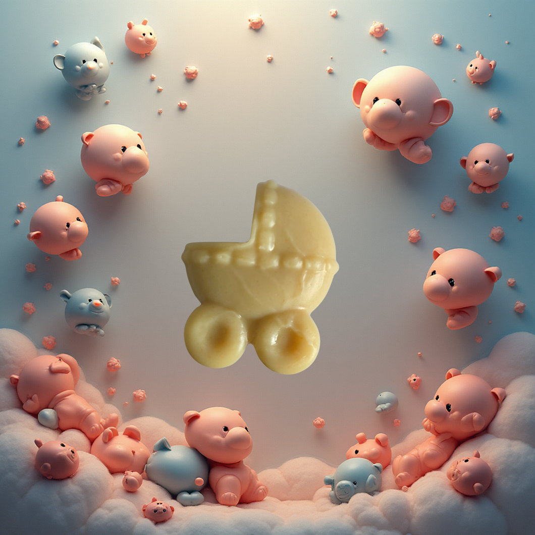 Baby Bliss Goat Milk Soap Novelty Pram approx 70g