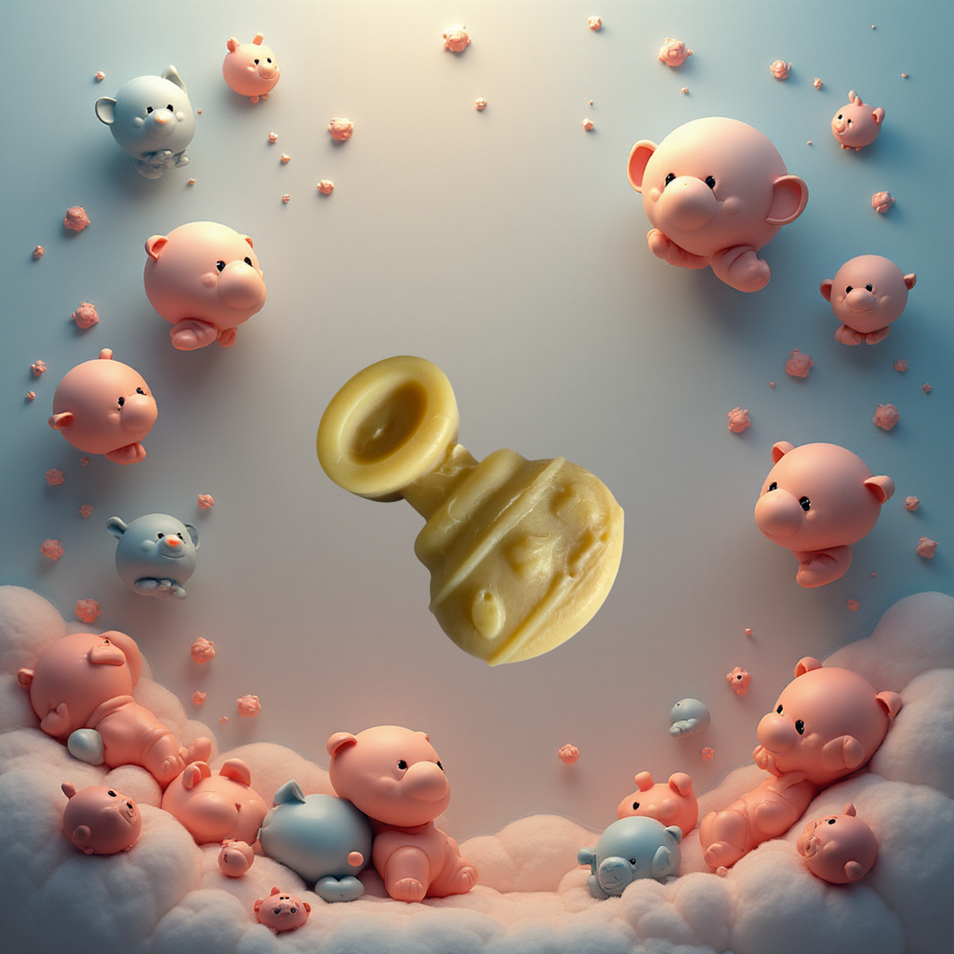 Baby Bliss Goat Milk Soap Novelty Rattle approx 70g