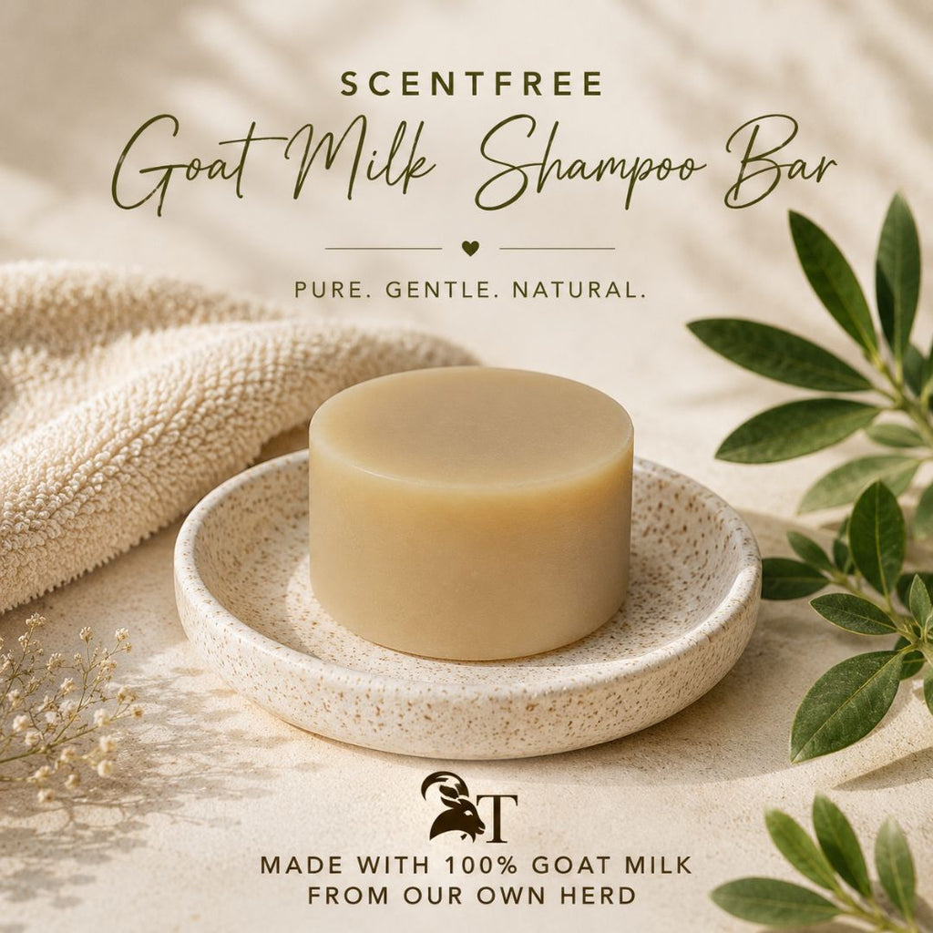 Scent-Free  80g Goat Milk Shampoo Bar