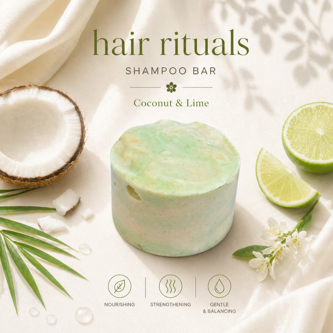 Coconut & Lime 80g Goat Milk Shampoo Bar