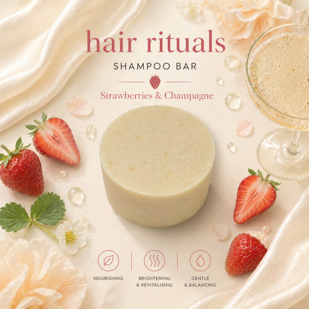 Strawberries and Champagne 80g Goat Milk Shampoo Bar