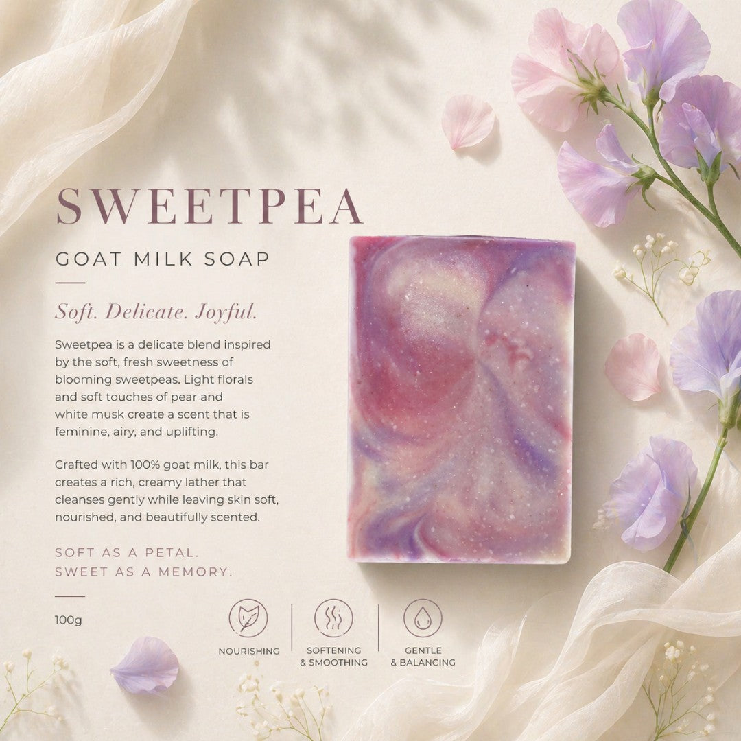 Sweetpea 100g Goat Milk Soap